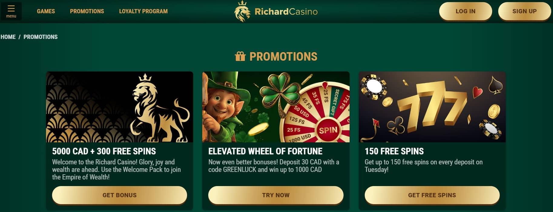 richard casino promotion