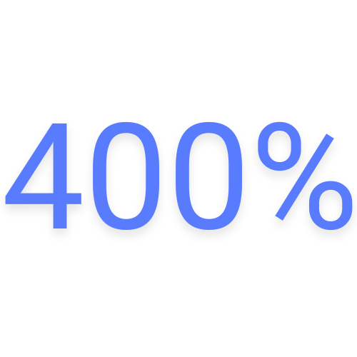 400% deposit bonus