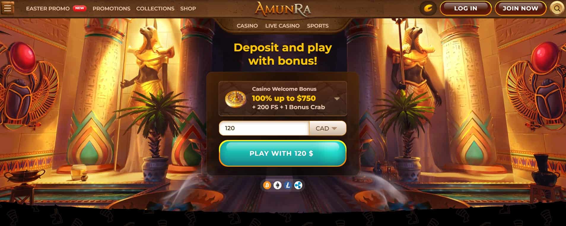amunra casino main page
