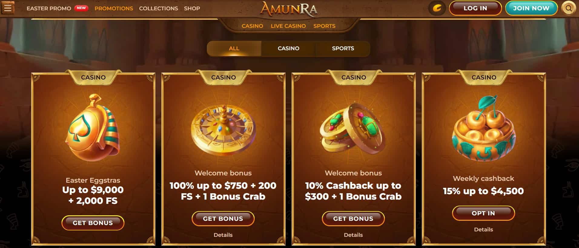 amunra casino promotions