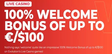 hotslots live casino welcome bonus