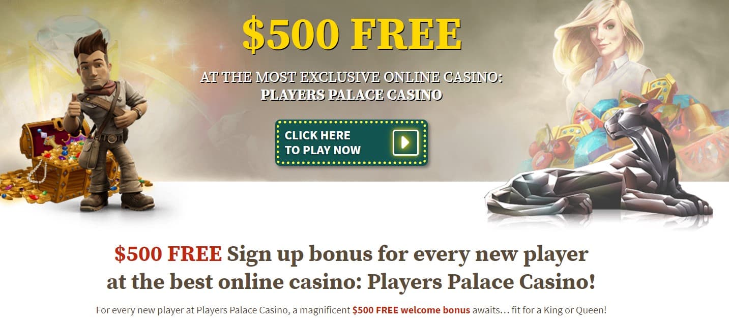 players palace casino welcome bonus