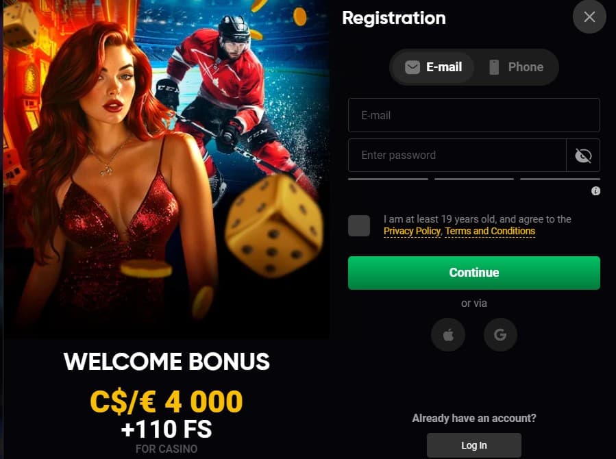 slots city casino registration
