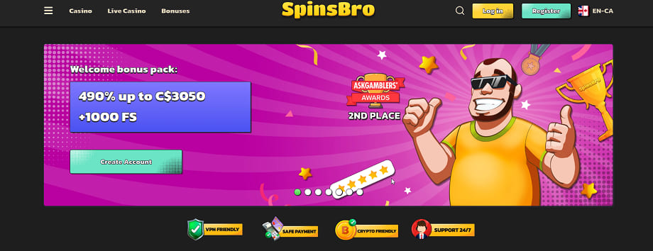 spinsbro review