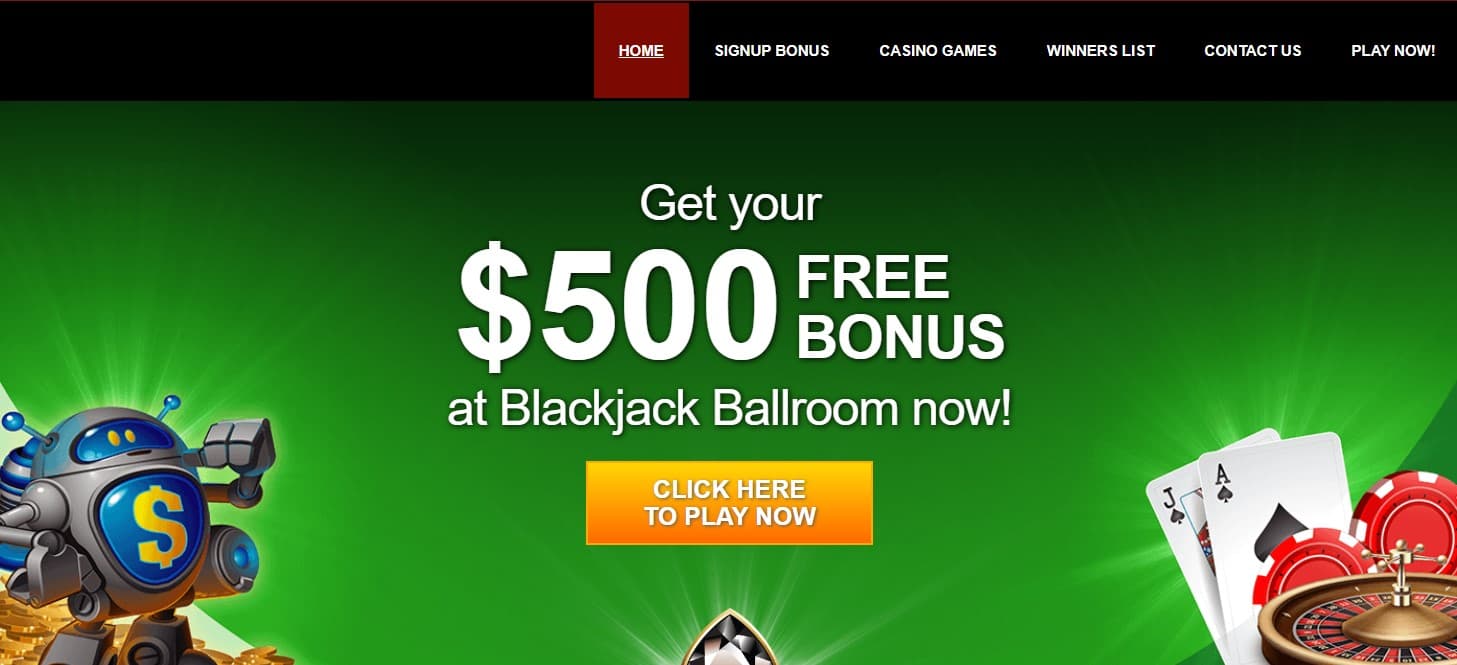 blackjack ballroom casino main page