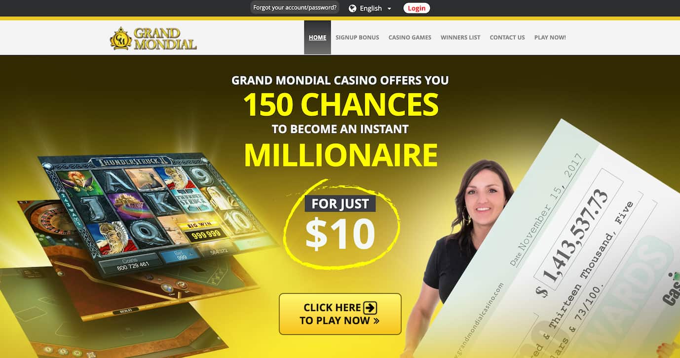 grand mondial casino canada bonus
