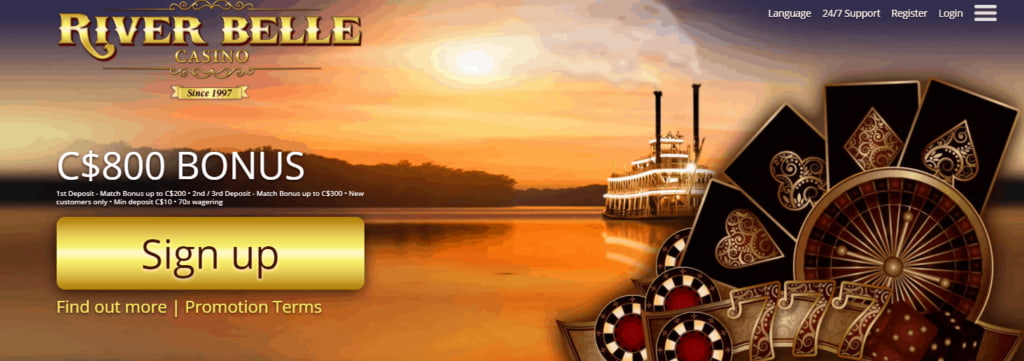 riverbelle casino welcome bonus