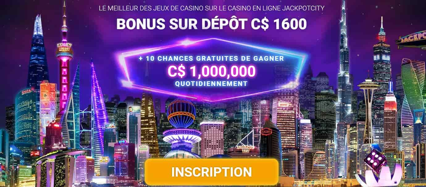 jackpot city casino bonus de bienvenue