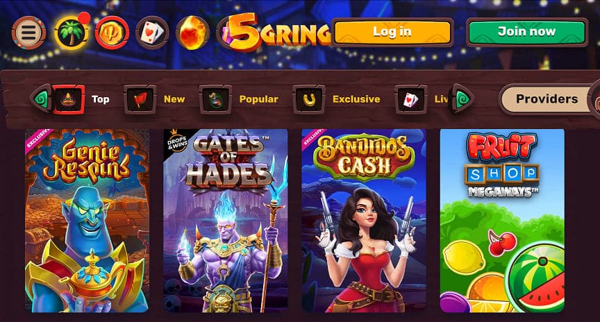 5gringos casino games