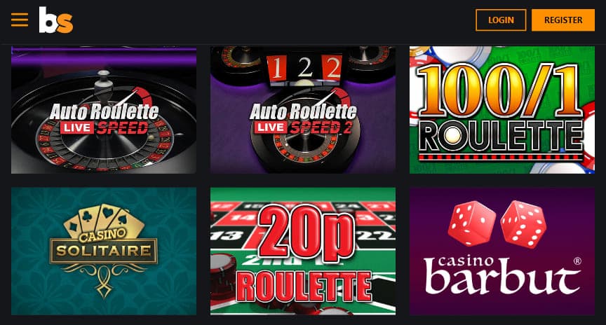 betstro casino table games