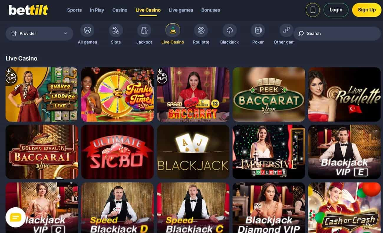 bettilt live casino