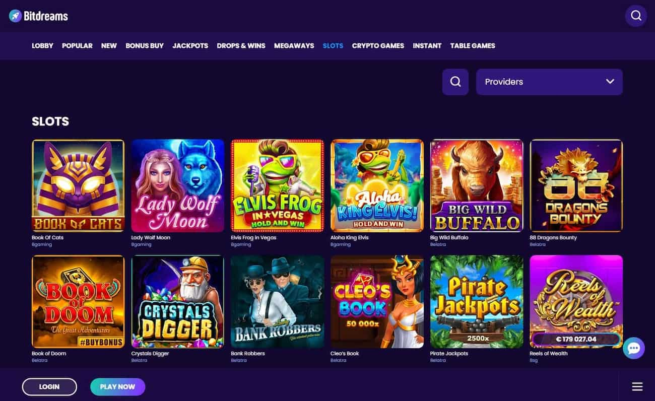 bitdreams casino games