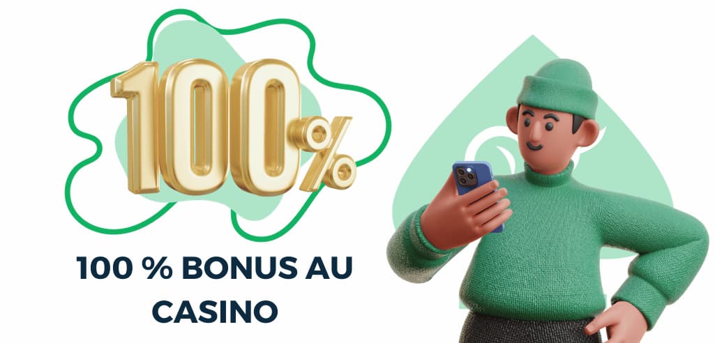 casino bonus 100