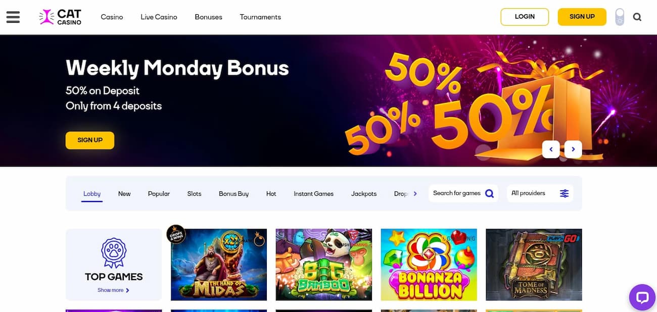 cat casino review