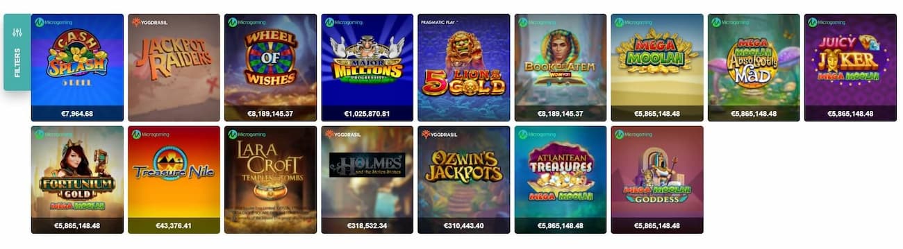 conquestador casino jackpots