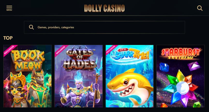 dolly casino all games