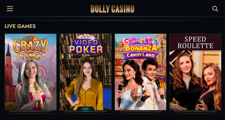 dolly casino live