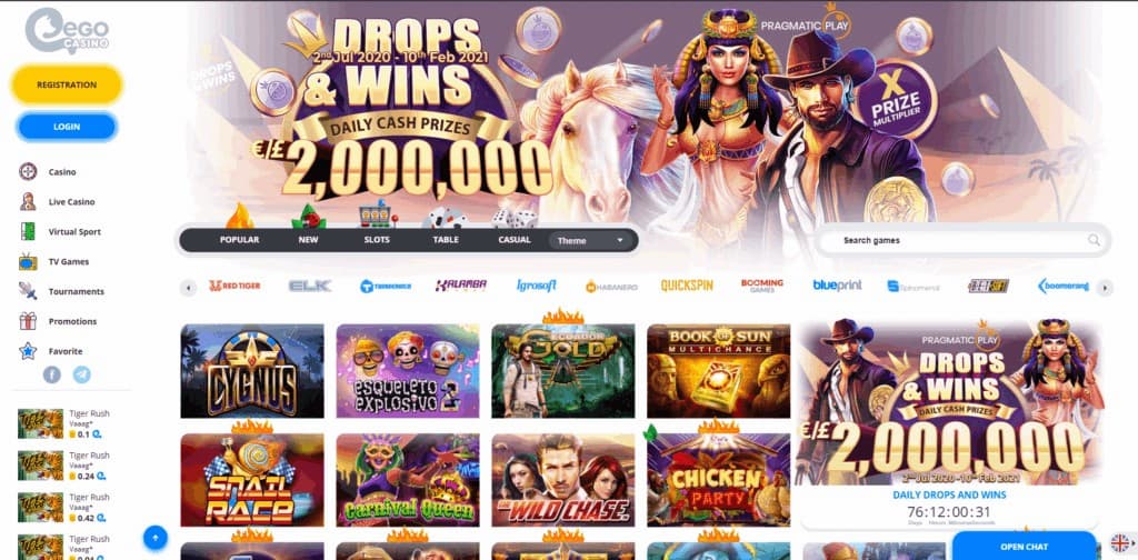 ego casino games