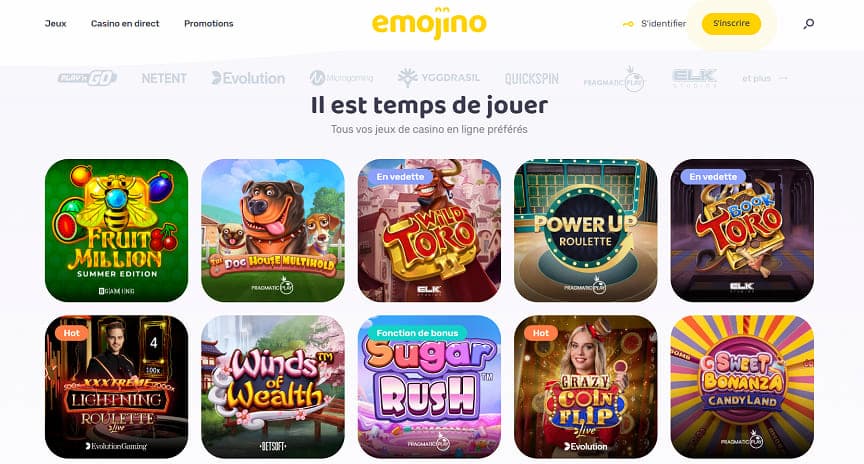 emojino casino all games