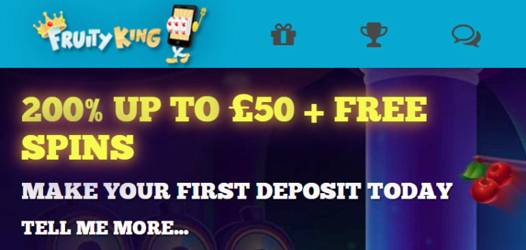 fruity king casino match deposit bonuses