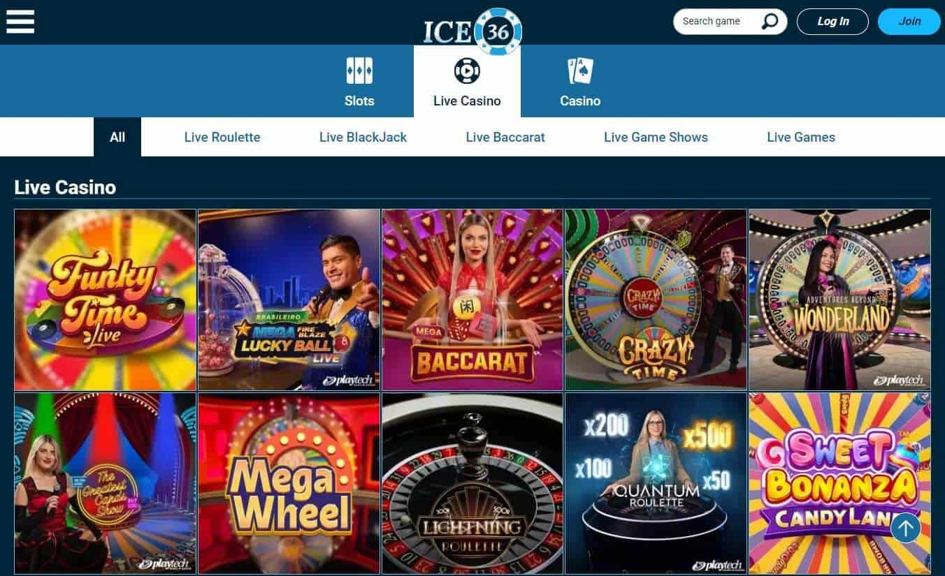 ice36 live casino