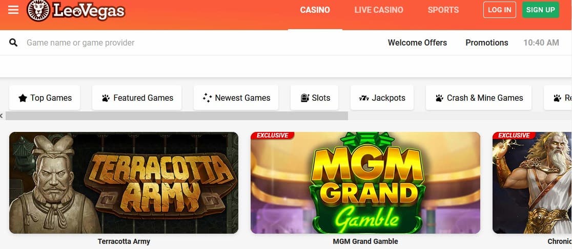 legovegas casino games