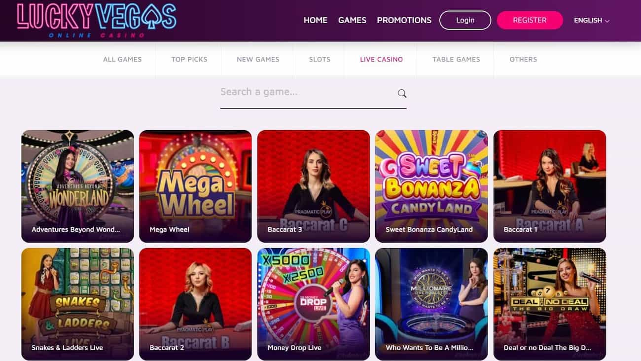 lucky vegas live casino