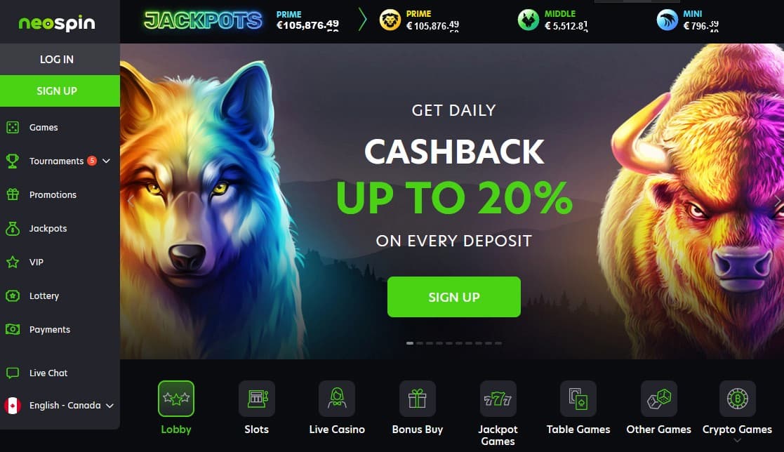 neospin casino review