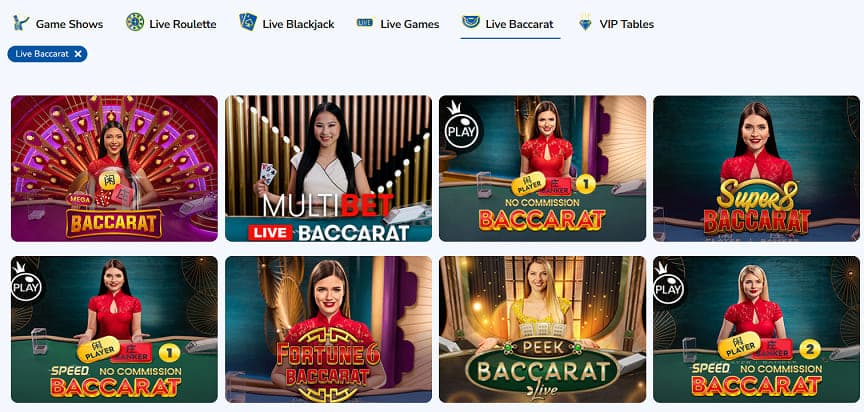 nucleon casino live baccarat