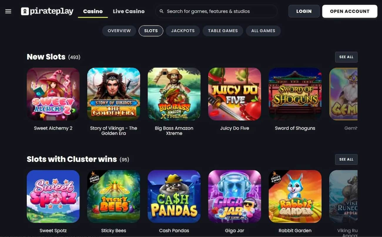 pirate play casino game