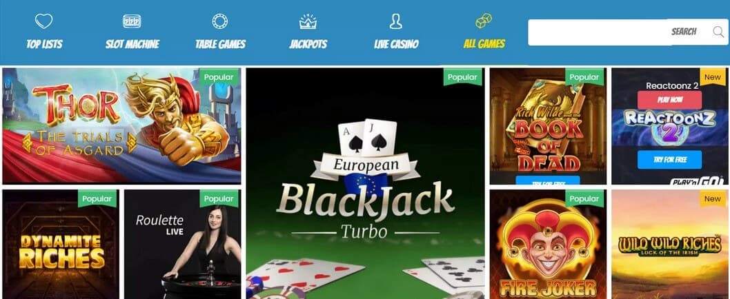 playjango casino games