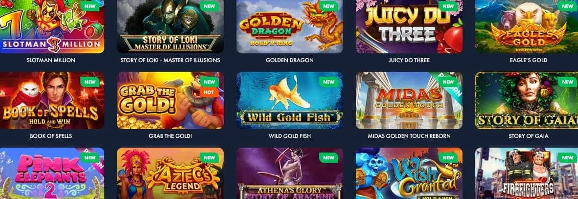 slotman casino popular games