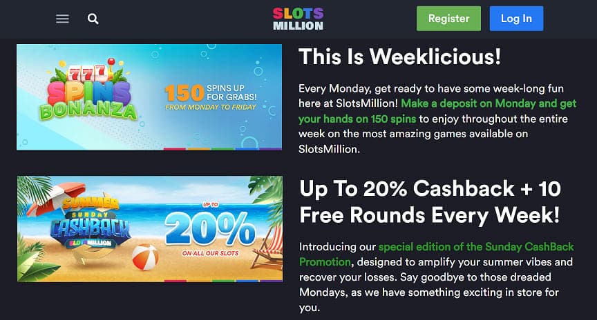 slotsmillion casino bonus