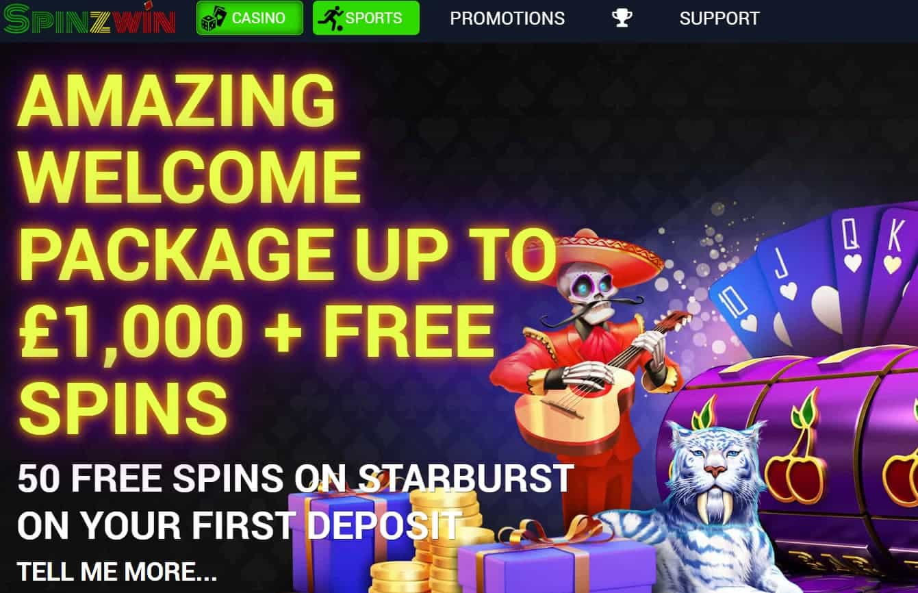 spinzwin casino bonus