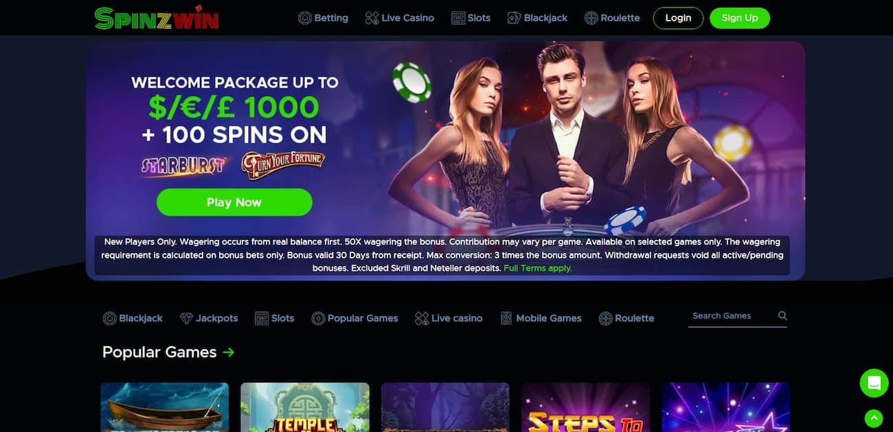 spinzwin casino revue