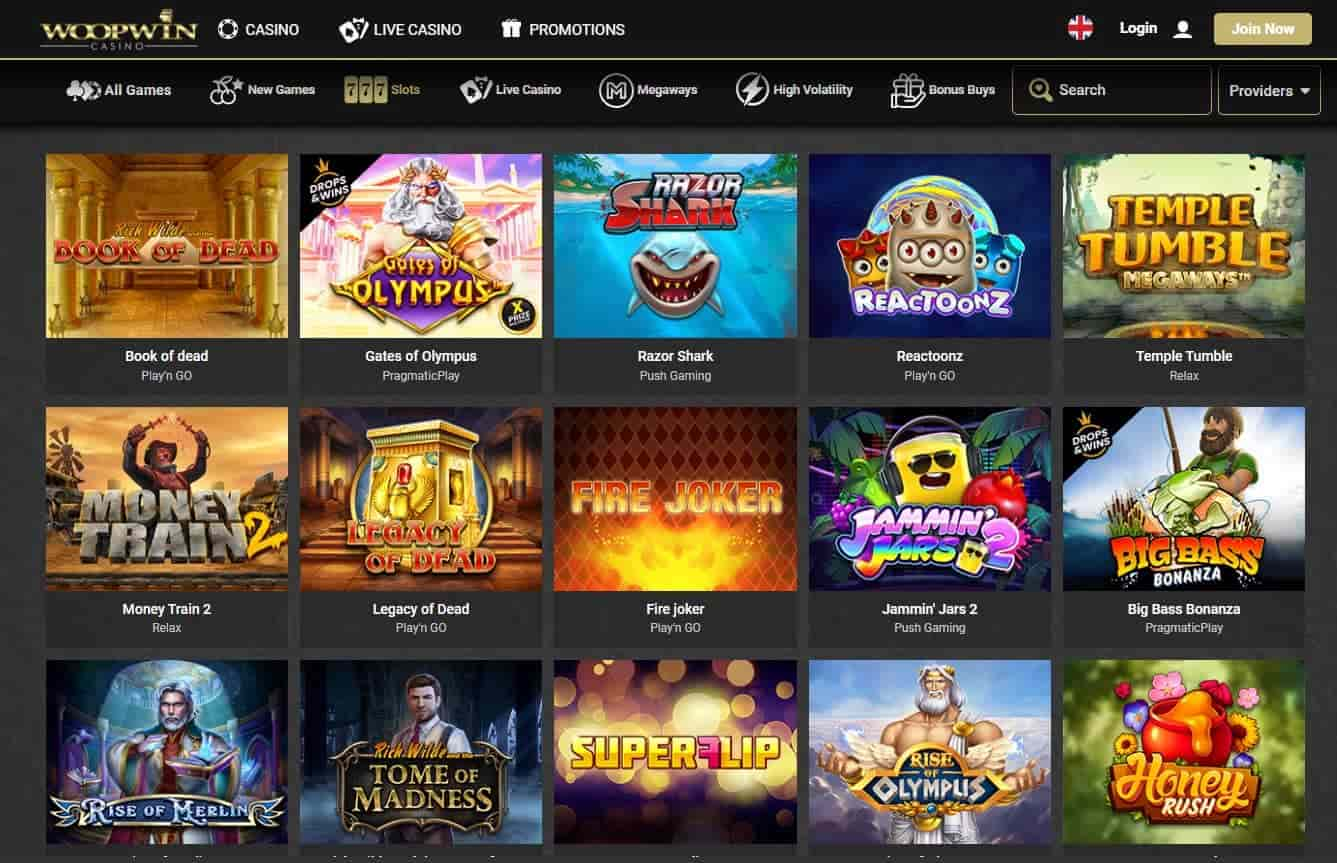 woopwin casino games