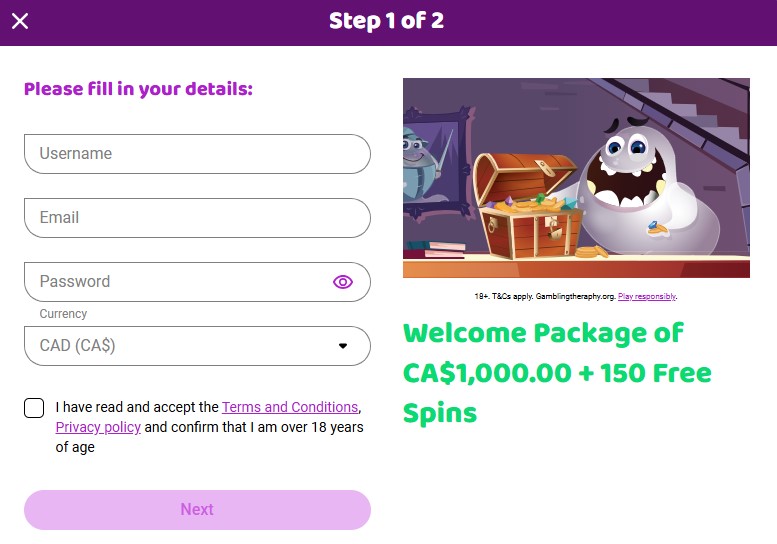 boo casino login