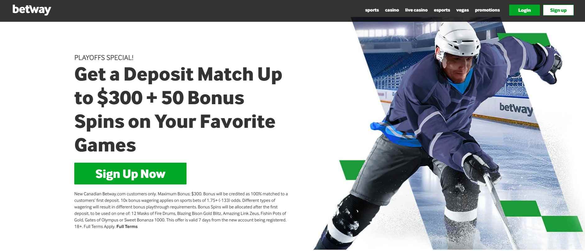 betway welcome bonus
