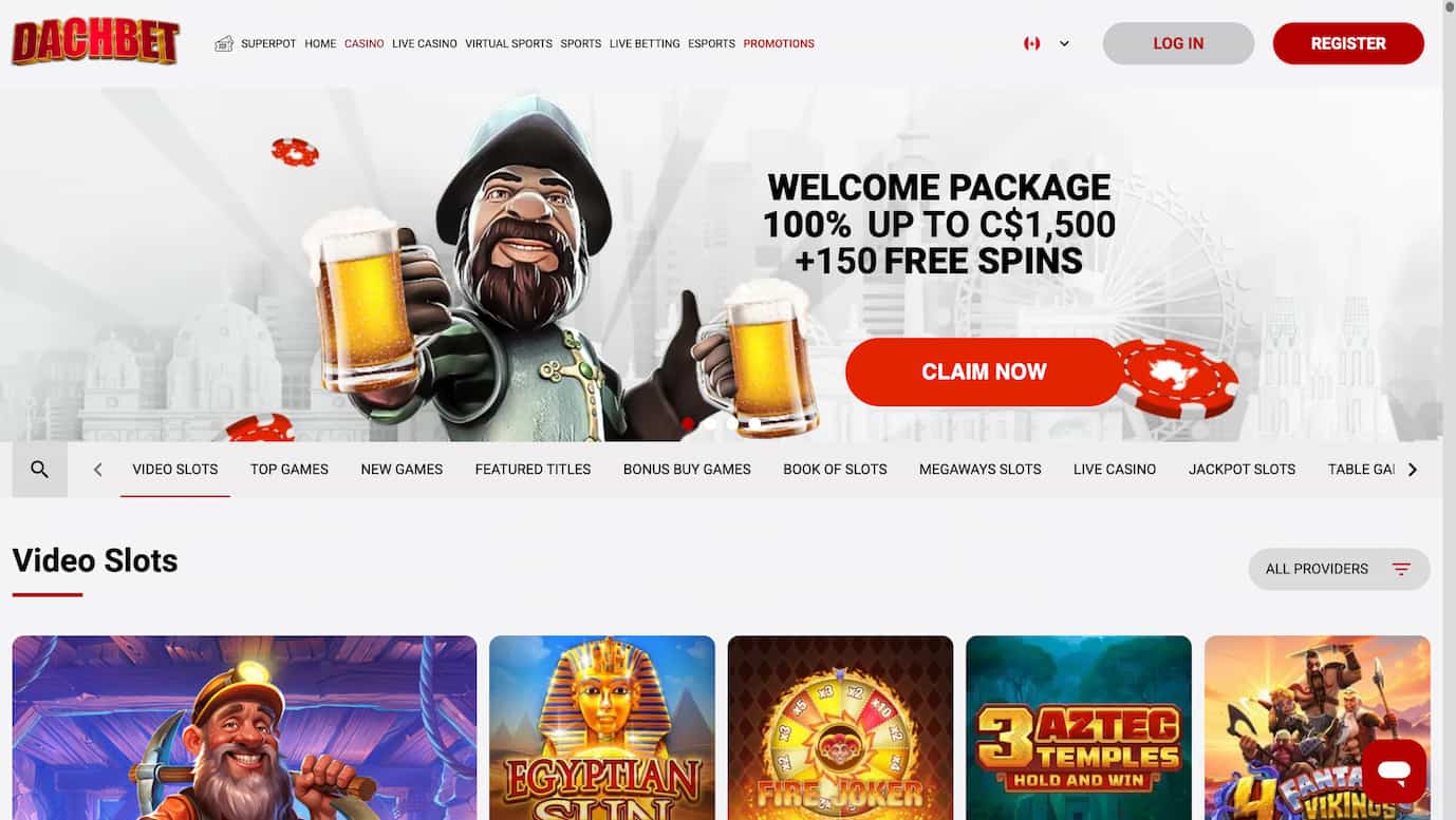 dachbet main page