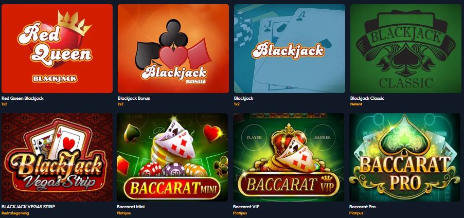 gangsta casino table games