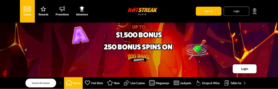 hot streak casino review