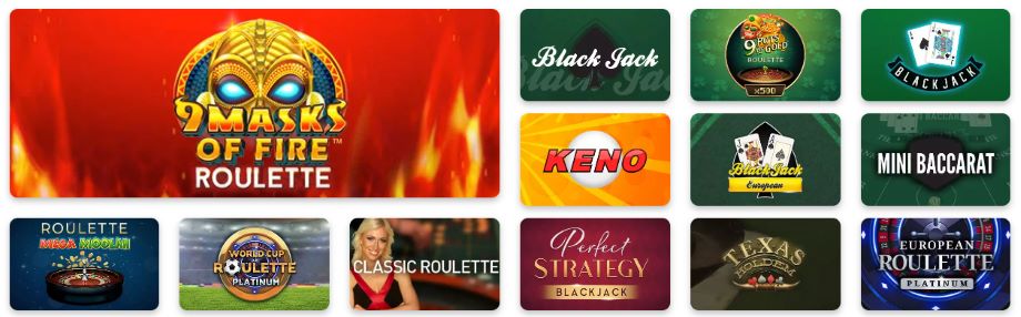 hot streak casino table games