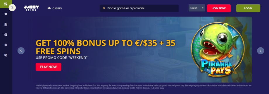 jazzy spins casino review