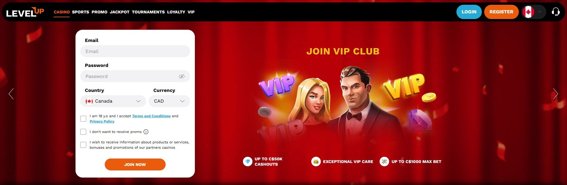 levelup casino
