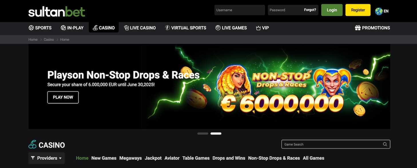 sultanbet main page