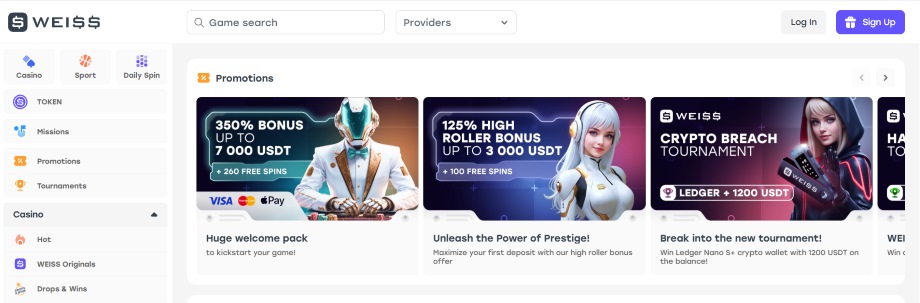 weiss casino review