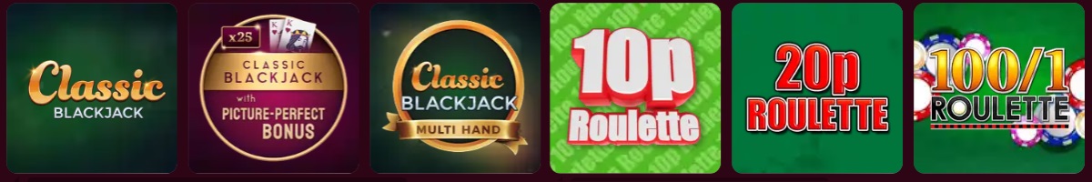 buffalo spins casino table games
