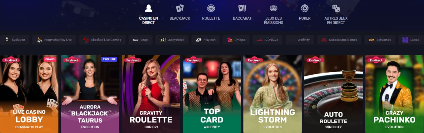 casino en direct woo casino