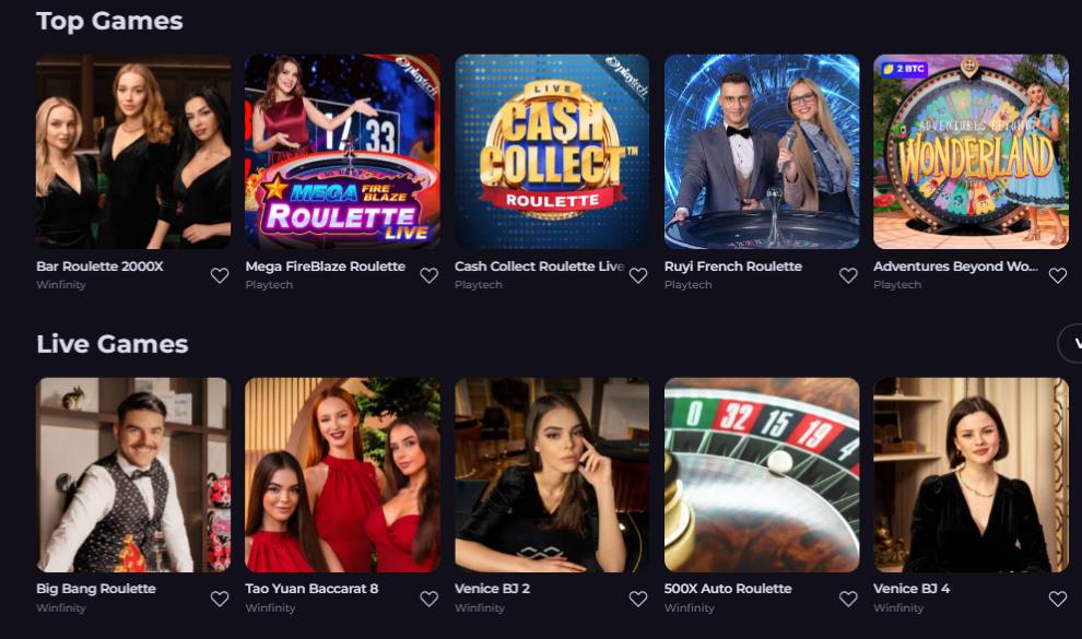 cryptoleo casino live casino