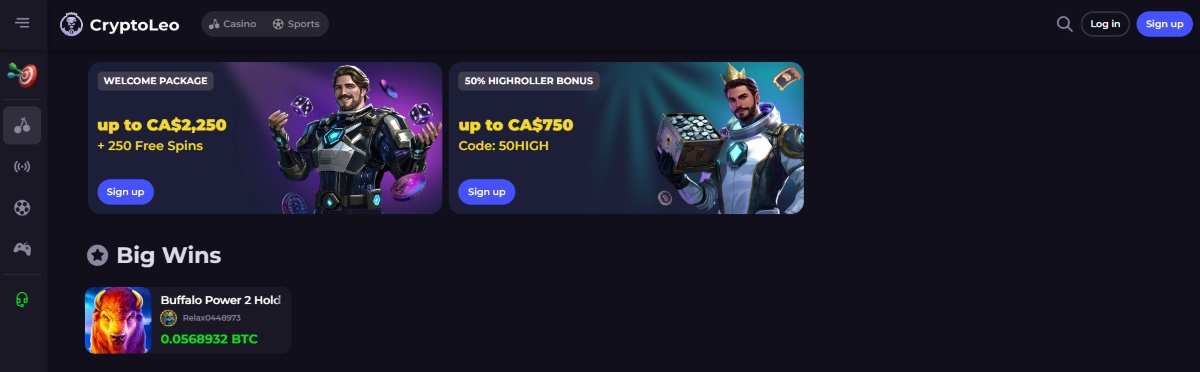 cryptoleo casino review